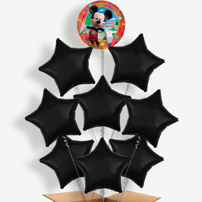 Mickey Mouse Happy Birthday Helium Balloon Bundle | Party Save Smile