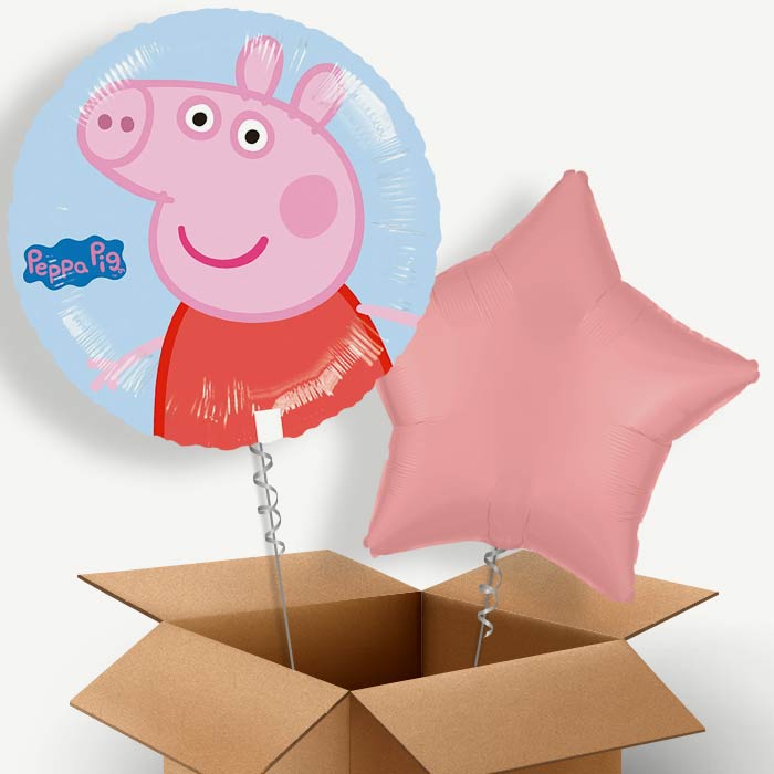 Peppa Pig Helium Balloon Pair | Party Save Smile