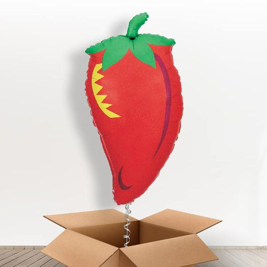 Chilli Giant Helium Balloon in a Box Gift - Giant Balloon | Party Save Smile