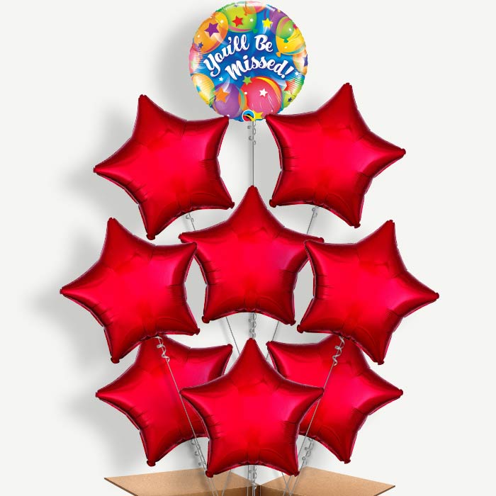 You'll be Missed Helium Balloon Bundle | Party Save Smile