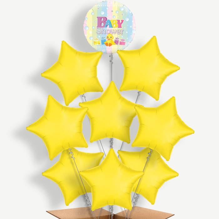 Duck Baby Shower Balloon Bundle Inflated with Helium | Party Save Smile