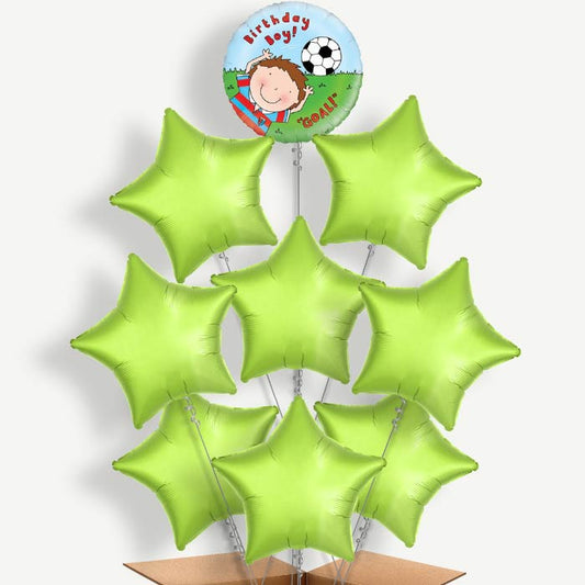 Football Birthday Boy Helium Balloon Bundle | Party Save Smile