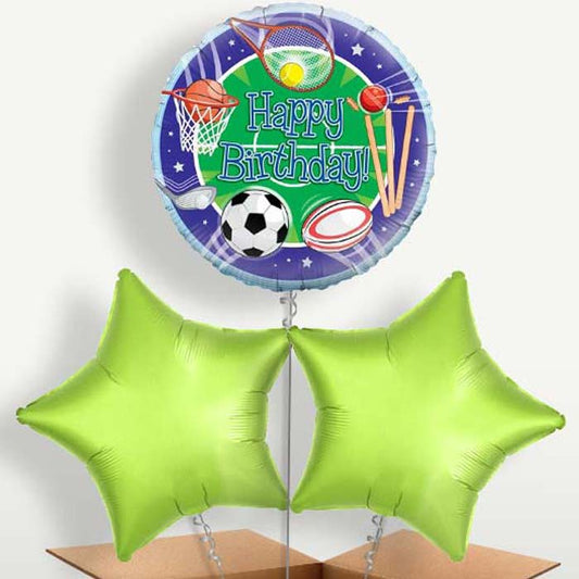 Sports Themed Helium Bunch of Balloons | Party Save Smile