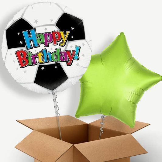 Football Birthday Helium Balloon Duo | Party Save Smile