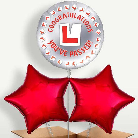 Passed Driving Test Balloon Bunch inflated with Helium | Party Save Smile