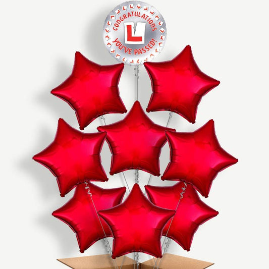 Passed Driving Test Balloon Bundle Inflated with Helium | Party Save Smile