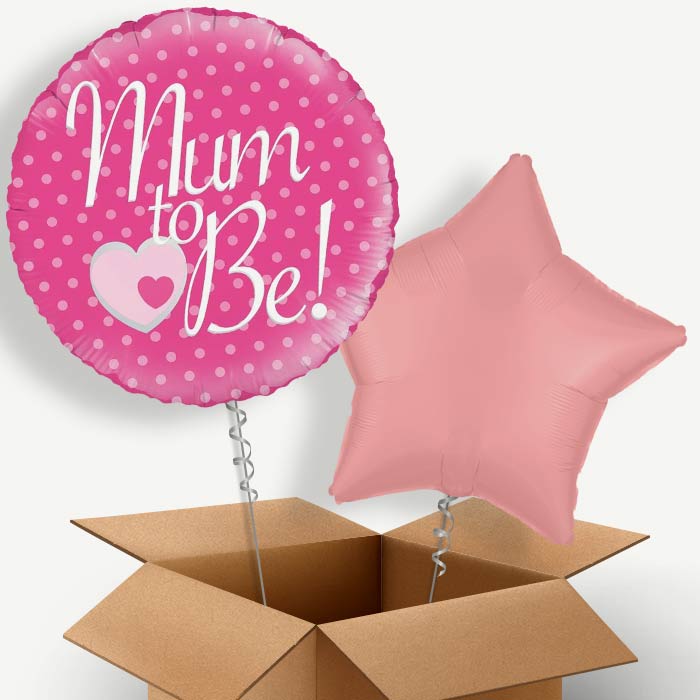 Mum to Be Baby Shower Helium Balloon Pair | Party Save Smile