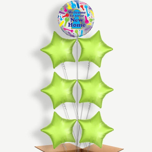 Welcome to Your New Home Helium Balloon Arrangement | Party Save Smile