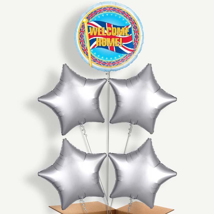 Welcome Home Union Helium Balloon Cluster  | Party Save Smile