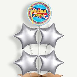 Welcome Home Union 5 Helium Balloon Cluster
