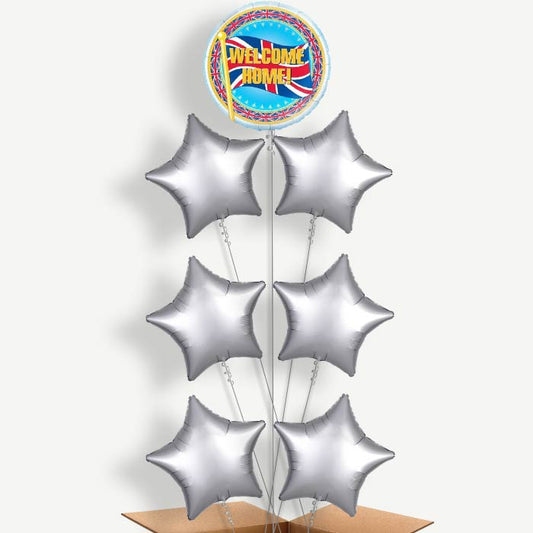 Welcome Home Union Helium Balloon Arrangement | Party Save Smile