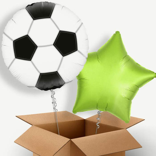 Football Helium Balloon Duo | Party Save Smile