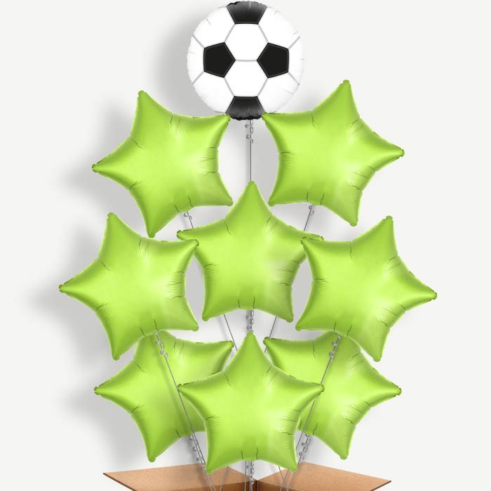 Football Balloon Bundle Inflated with Helium | Party Save Smile