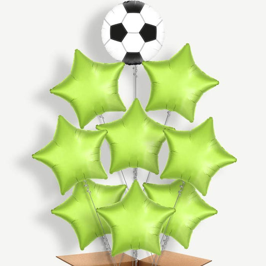 Football Balloon Bundle Inflated with Helium | Party Save Smile