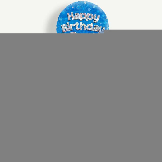 Happy Birthday Dad Blue Helium Cluster Balloons | Party Save Smile