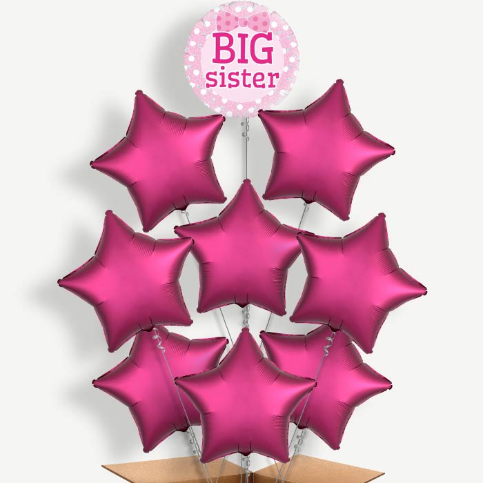 Big Sister Balloon Bundle Inflated with Helium | Party Save Smile