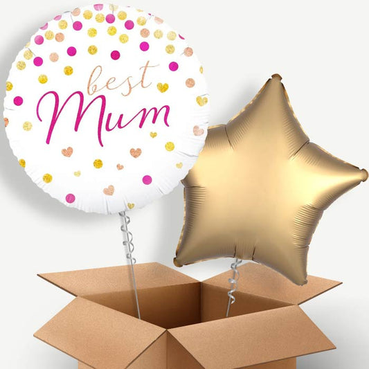 Best Mum Helium Balloon Duo | Party Save Smile