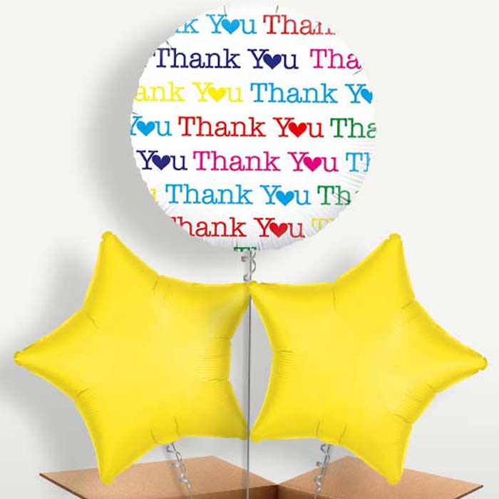 Thank You Heart Helium Bunch of Balloons | Party Save Smile