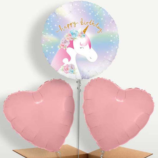 Ombre Unicorn Happy Birthday Balloon Bunch | Party Save Smile