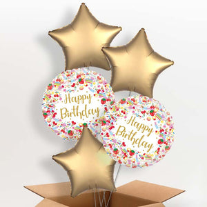 Pick n Mix Sweets Happy Birthday Helium Balloon in a Box