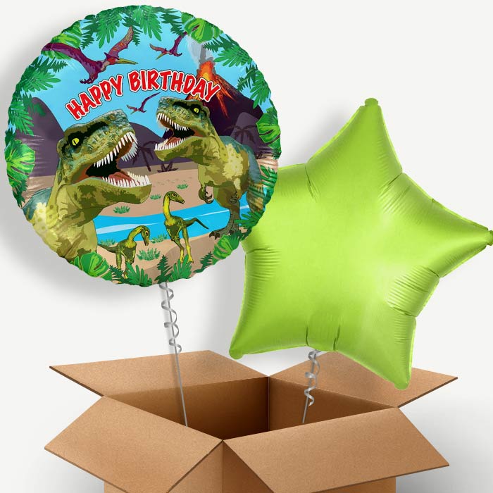 Birthday Dinosaur Helium Balloon Two | Party Save Smile