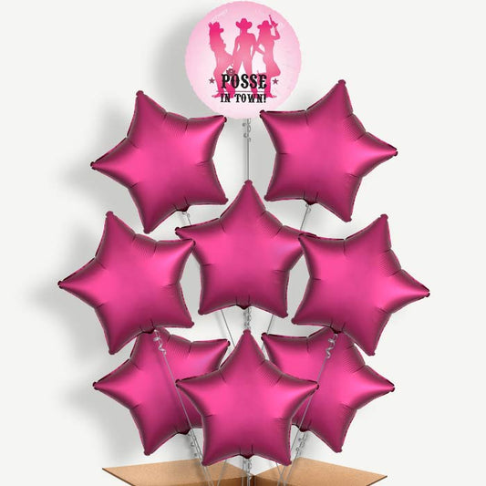 Hen Party Posse Balloon Bundle Inflated with Helium | Party Save Smile