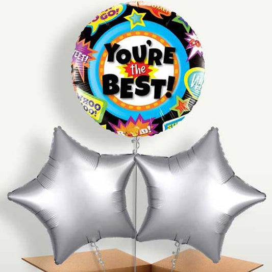 You're the Best Helium Bunch of Balloons | Party Save Smile