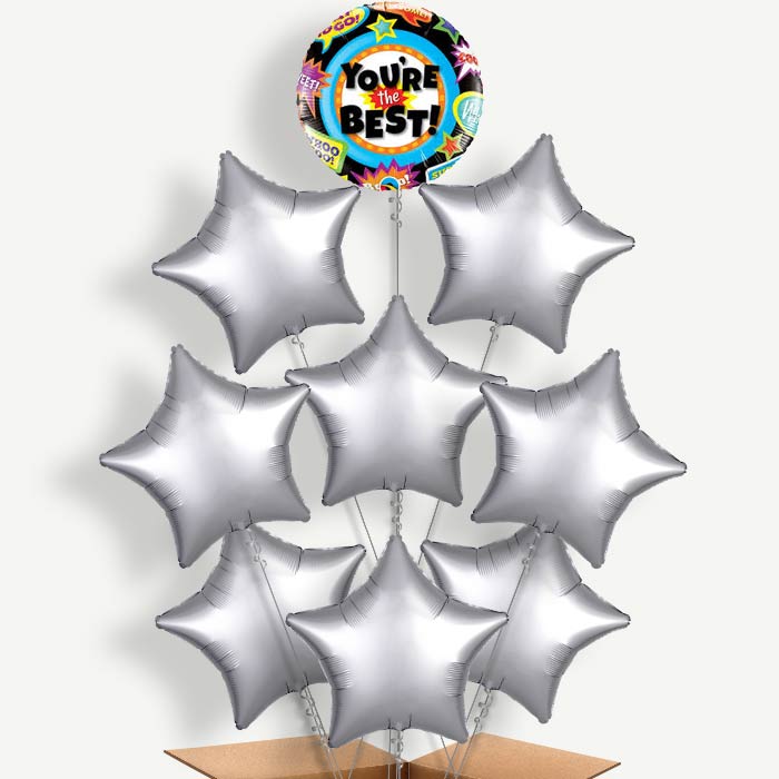 You're the Best Helium Balloon Bundle | Party Save Smile