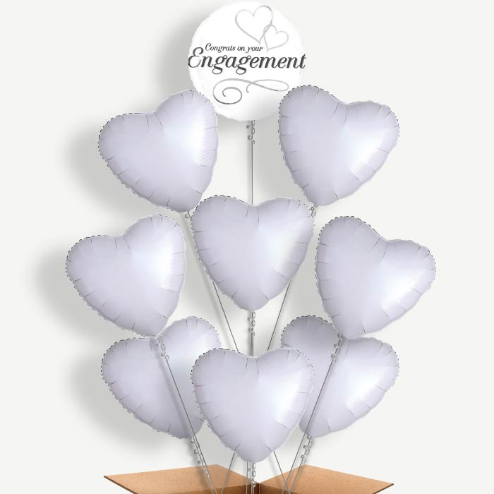 Congratulations Engagement Helium Balloon Bundle | Party Save Smile