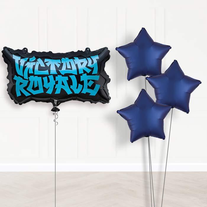 Fortnite Balloon Bouquet Delivered Inflated - Plain Bouquet | Party Save Smile