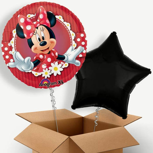 Red Minnie Mouse Helium Balloon Couple | Party Save Smile