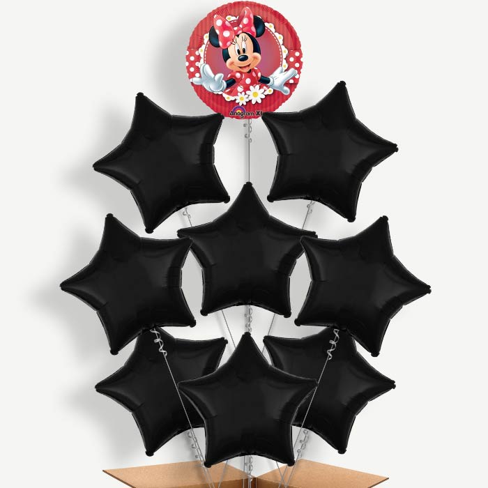 Red Minnie Mouse Balloon Bundle Inflated with Helium | Party Save Smile