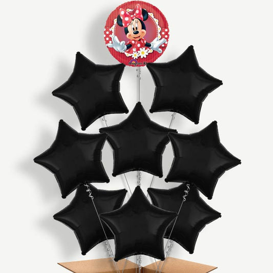 Red Minnie Mouse Balloon Bundle Inflated with Helium | Party Save Smile
