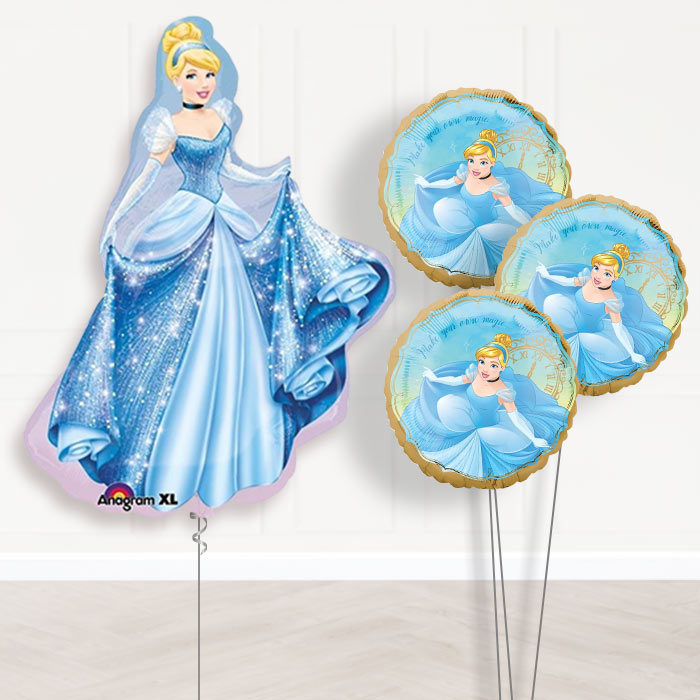 Cinderella Balloon Bouquet Delivered in a Box - Themed Bouquet | Party Save Smile
