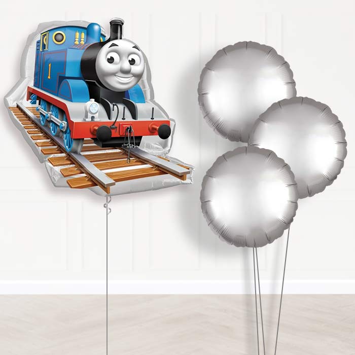 Thomas Helium Balloon Bouquet in a Box - Plain Bouquet | Party Save Smile