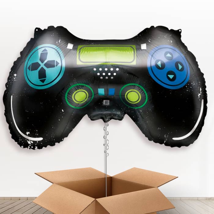 Giant Game Controller Helium Balloon in a Box - Giant Balloon | Party Save Smile