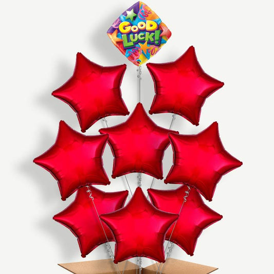 Good Luck Diamond Balloon Bundle Inflated with Helium | Party Save Smile
