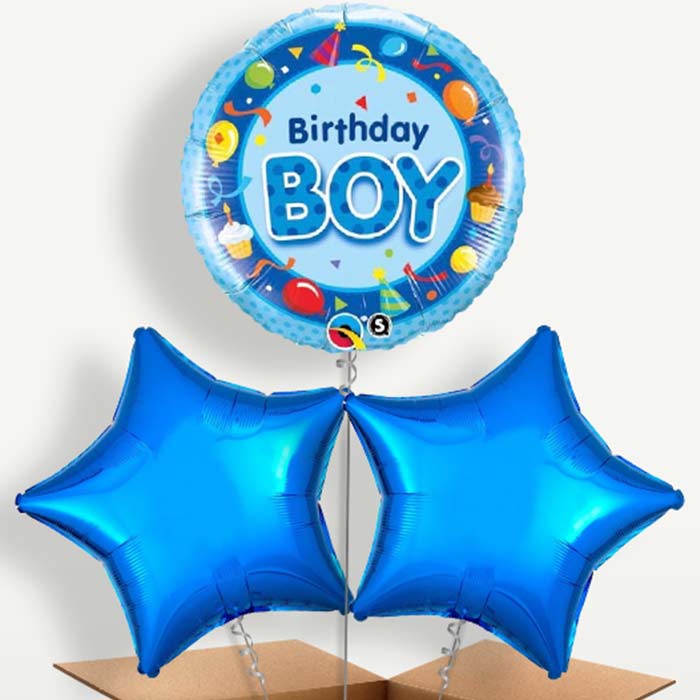 Birthday Boy Celebration Bunch of Balloons | Party Save Smile