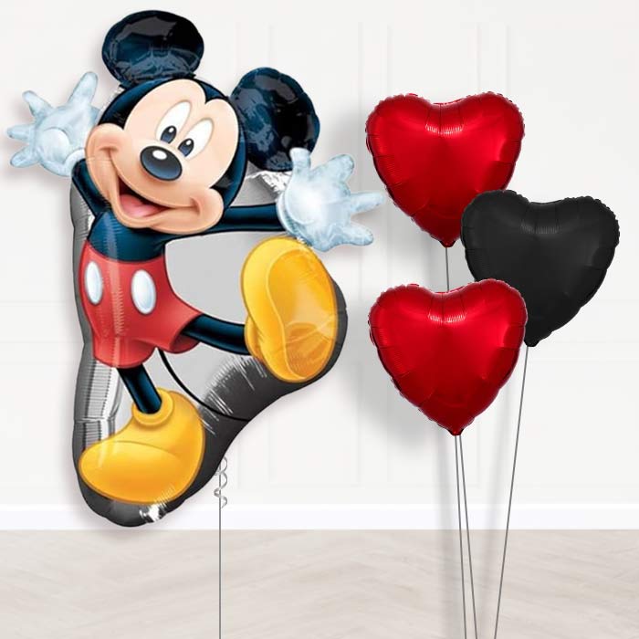 Mickey Mouse Balloon Bouquet in a Box - Plain Bouquet | Party Save Smile