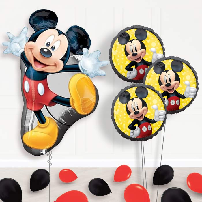 Mickey Mouse Balloon Bouquet in a Box - Themed Bouquet and Latex | Party Save Smile