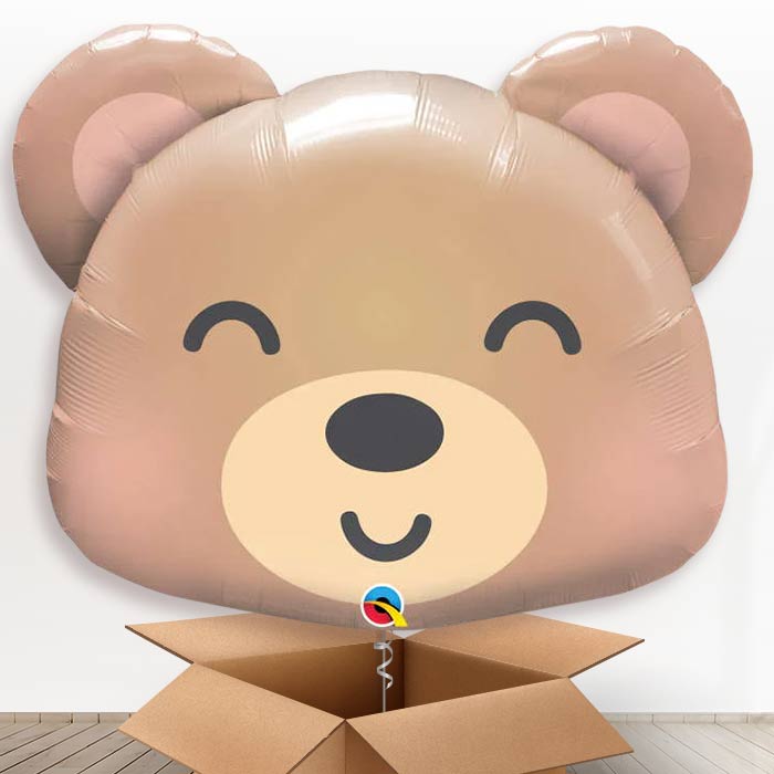 Teddy Bear Helium Balloon In a Box - Giant Balloon | Party Save Smile