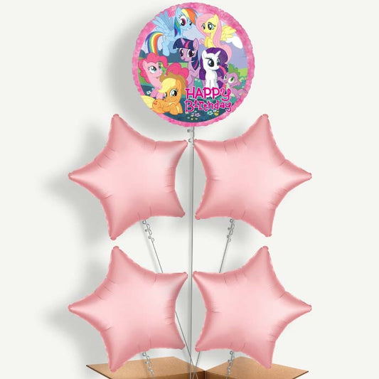 My Little Pony Happy Birthday Helium Cluster Balloons | Party Save Smile
