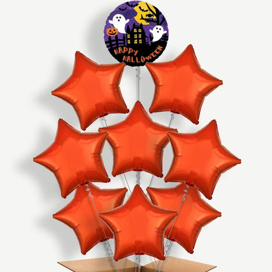 Halloween Bat Balloon Bundle Inflated with Helium | Party Save Smile