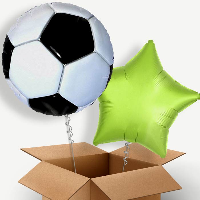 Football Themed Helium Balloon Duo | Party Save Smile