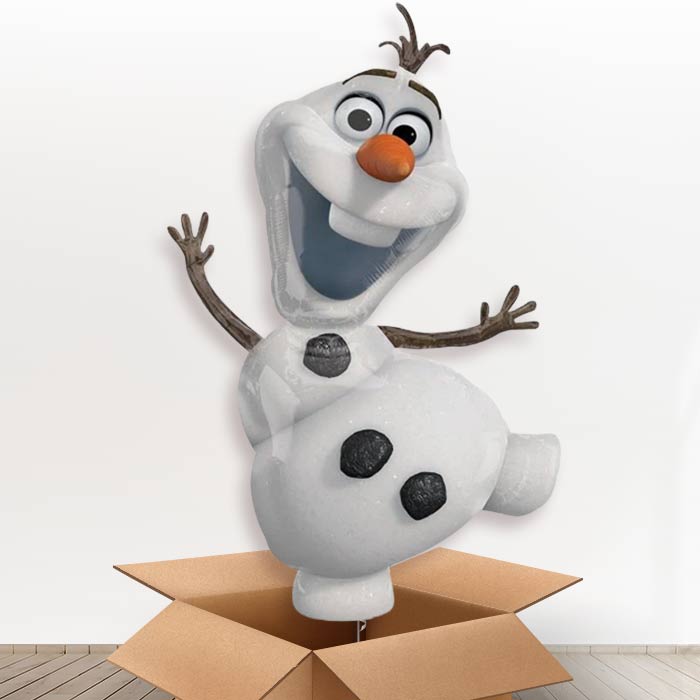Giant Olaf Frozen Helium Balloon In a Box - Giant Balloon | Party Save Smile