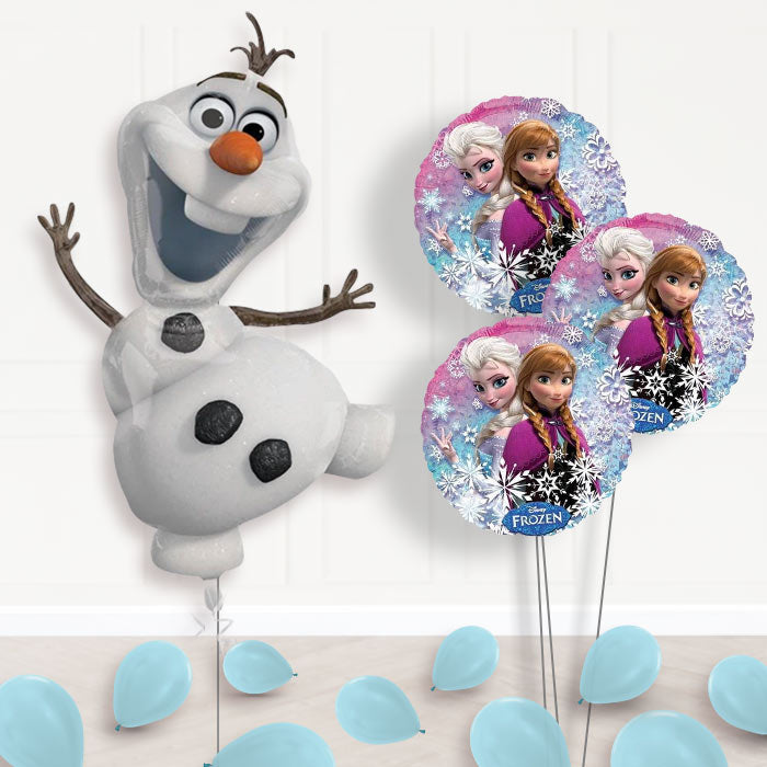 Frozen Olaf Balloon Bouquet in a Box - Themed Bouquet and Latex | Party Save Smile