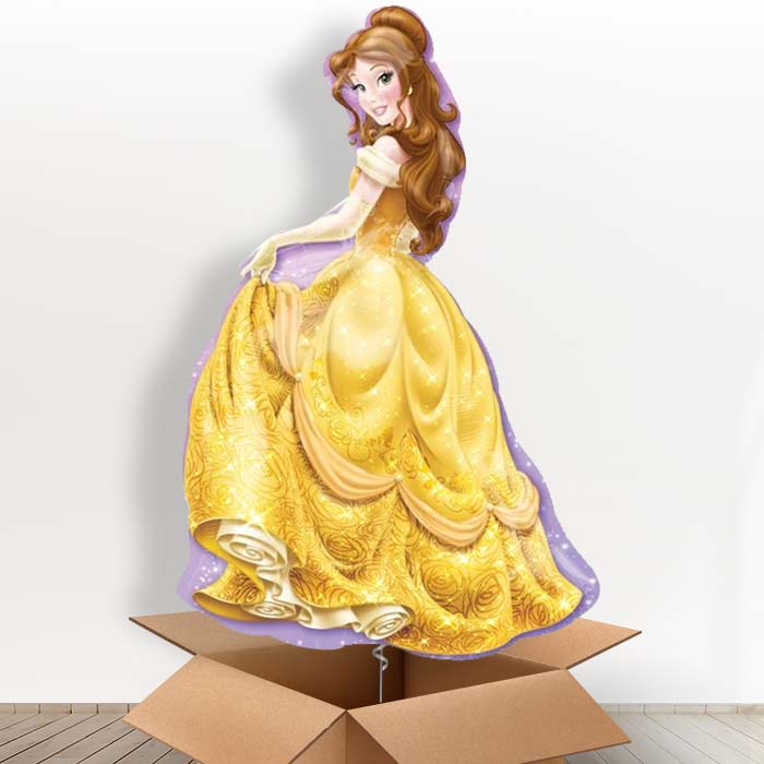 Giant Princess Belle Helium Balloons in a Box - Giant Balloon | Party Save Smile