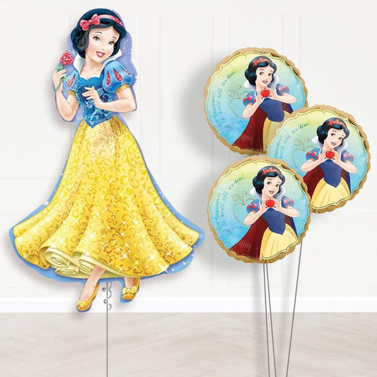 Snow White Balloon Bouquet Delivered Inflated - Themed Bouquet | Party Save Smile