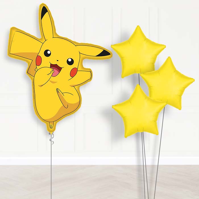 Pikachu Pokemon Balloon Bouquet in a Box Gift