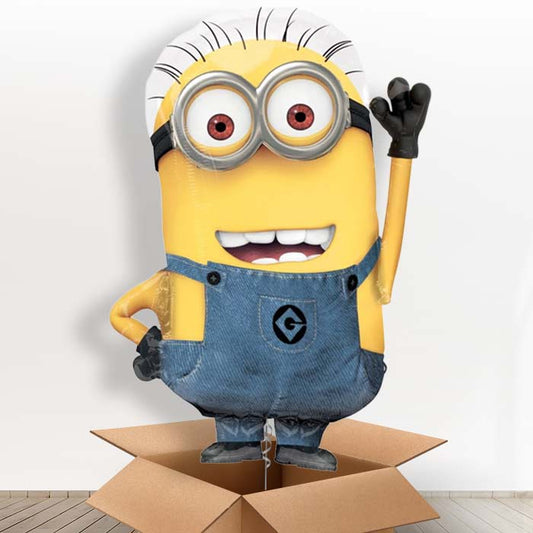 Giant Minion Helium Balloons in a Box - Giant Balloon | Party Save Smile